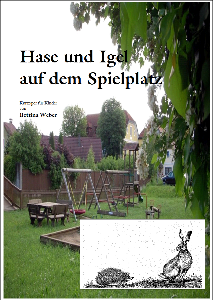 Hase und Igel auf dem Spielplatz Cover der Notenausgabe