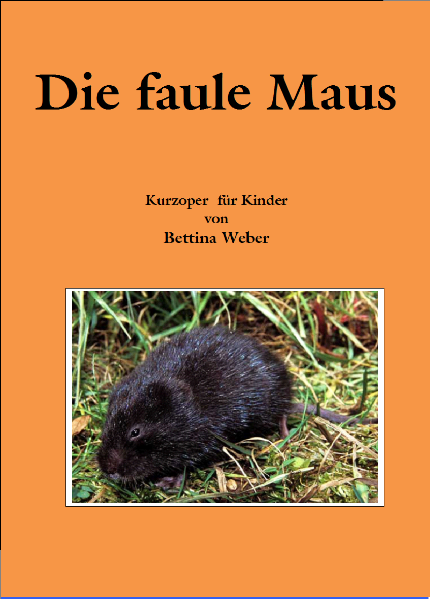 Die faule Maus Cover der Notenausgabe