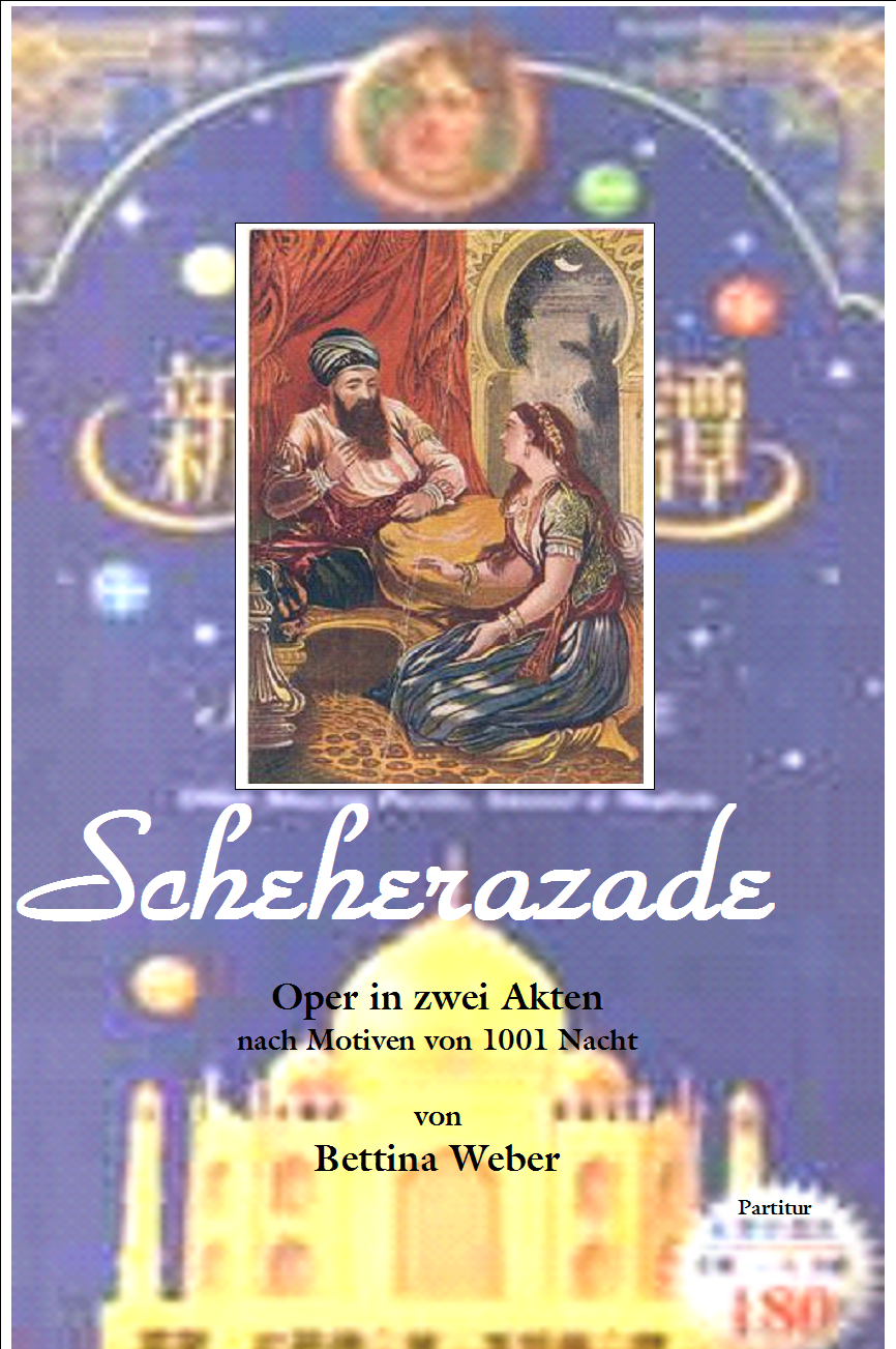 Scheherazade Cover der Notenausgabe