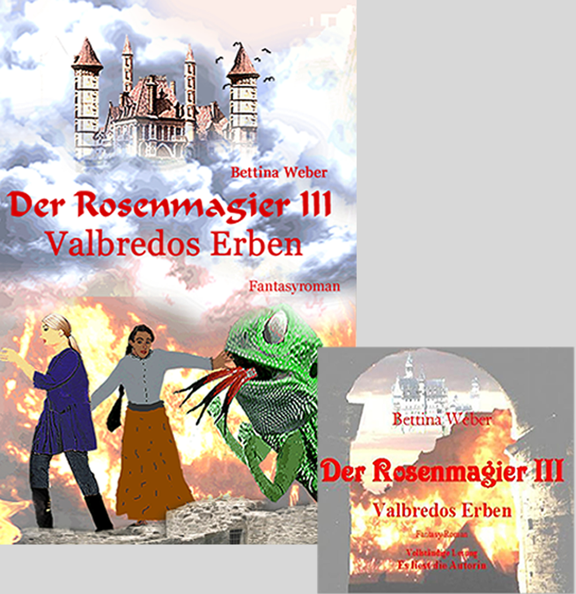 Der Rosenmagier III Valbredos Erben Buchcover und Hörbuch