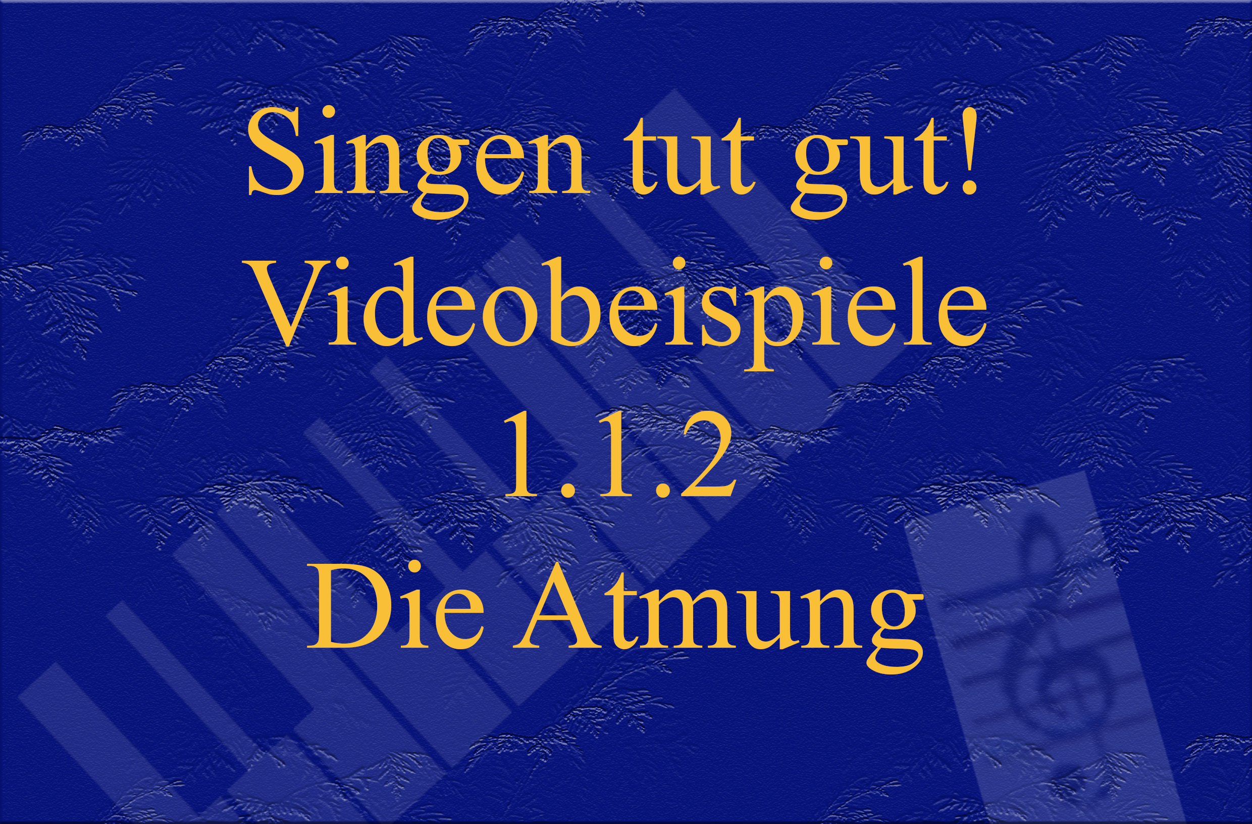 Videobeispiel 1.1.2