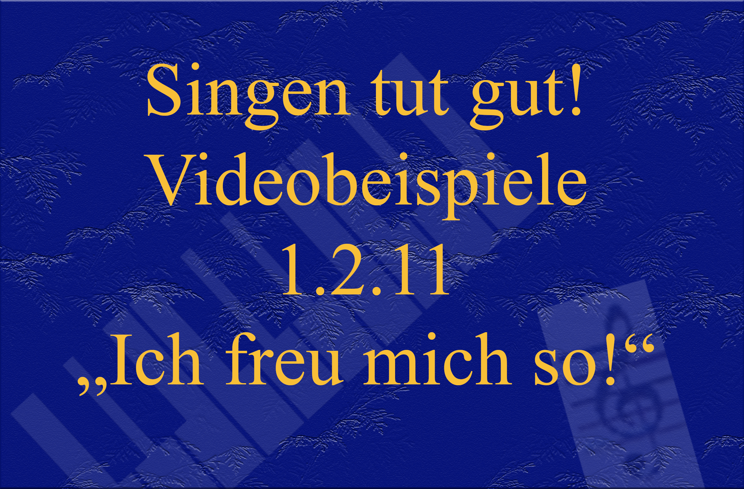 Videobeispiel 1.2.11