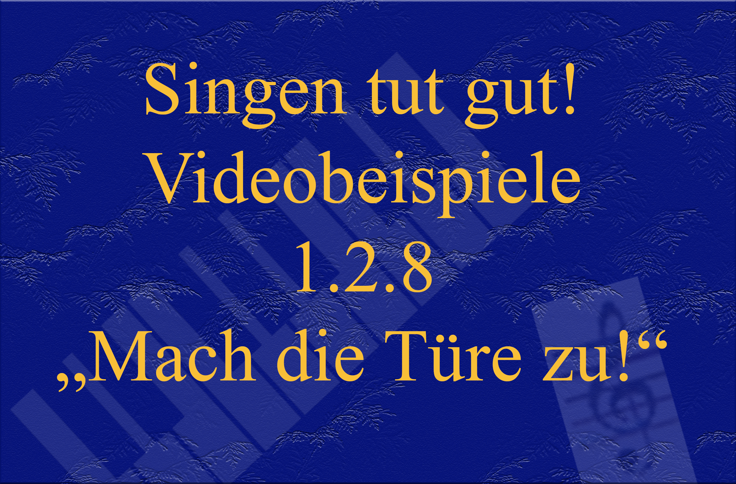 Videobeispiel 1.2.8