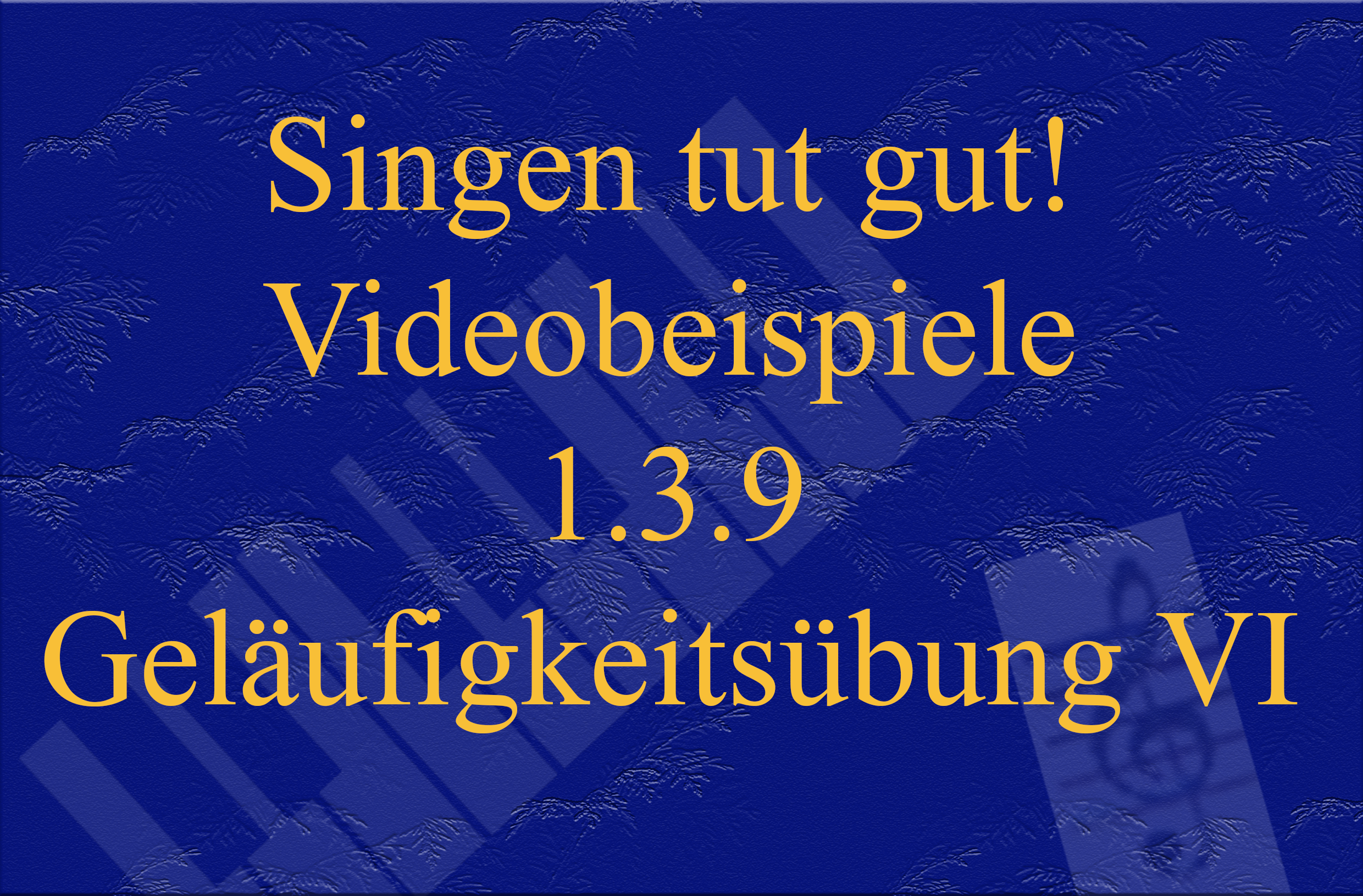 Videobeispiel 1.3.9